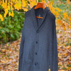 Jos. A Bank Mens XXL gray Executive Collection cardigan